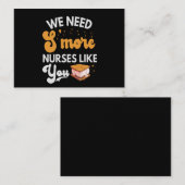 We hebben meer verpleegkundigen nodig zoals jij gr notitiekaartje (Voorkant / Achterkant)