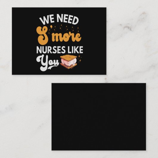 We hebben meer verpleegkundigen nodig zoals jij gr notitiekaartje (Voorkant / Achterkant)