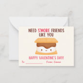 We hebben meer vrienden nodig zoals jij Valentijns Notitiekaartje (Voorkant)