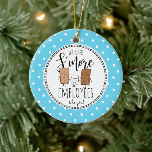 We hebben meer werknemers nodig zoals jullie kerst keramisch ornament (Boom)
