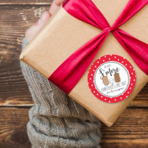 We hebben meer werknemers nodig zoals jullie kerst ronde sticker