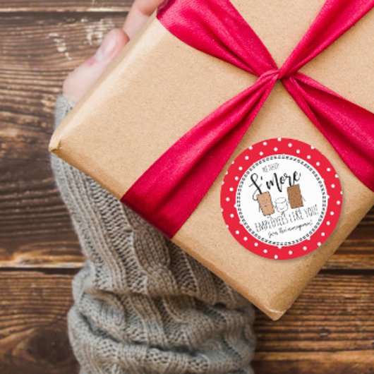 We hebben meer werknemers nodig zoals jullie kerst ronde sticker