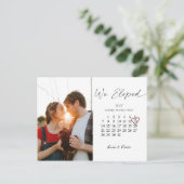 We hebben mei 2023 als kalendermaand roze hartdatu briefkaart (Staand voorkant)