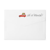 We hebben met de hand de kerstauto getrokken (Achterkant)