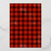 We hebben met kerst beweegt Gold Folie Feestdagenkaart (Achterkant)