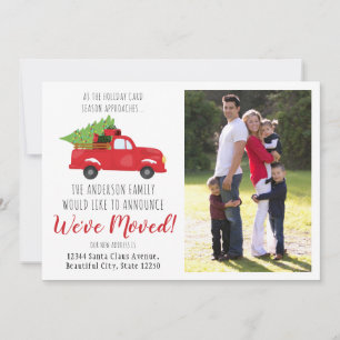 We hebben met Kerstmis de Foto Holiday Moving bezo Aankondiging