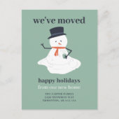 We hebben met Kerstmis Snowman Holiday Funny Cute  Briefkaart (Voorkant)
