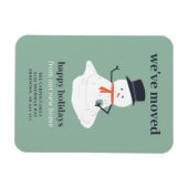 We hebben met Kerstmis Snowman Holiday Funny Cute  Magneet (Horizontaal)