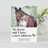 We hebben mijn paard en ik verplaatst naar New Add Aankondiging (Staand voorkant)