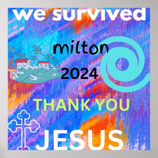 We hebben Milton 2024 overleefd Poster (Voorkant)