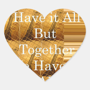 We hebben misschien niet alle Giraffe Safari Hakun Hart Sticker