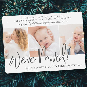 We hebben Modern Foto New Home verplaatst Aankondiging