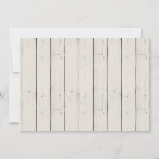 We hebben | Modern Rustic-foto Aankondiging (Achterkant)