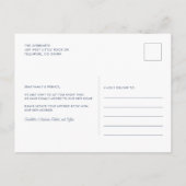 We hebben moderne elegante chique bloemen verhuisd aankondigingskaart (Achterkant)