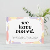 WE HEBBEN moderne, geverfde nieuwe adreskaart VERP Aankondiging (Staand voorkant)