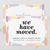 WE HEBBEN moderne, geverfde nieuwe adreskaart VERP Aankondiging (Voorkant / Achterkant)