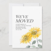 We hebben Moderne Zonnebloem verplaatst Aankondiging (Voorkant)