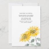 We hebben Moderne Zonnebloem verplaatst Aankondiging (Achterkant)