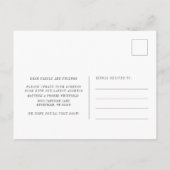 We hebben Moderne Zonnebloem verplaatst Aankondigingskaart (Achterkant)