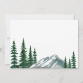 We hebben Mountain Forest Photo Moving Aankondiging (Achterkant)