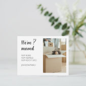 We hebben Moving Announcement Foto 2 verplaatst. B Feestdagenkaart (Staand voorkant)