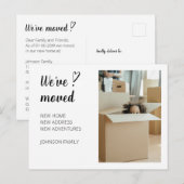 We hebben Moving Announcement Foto 2 verplaatst. B Feestdagenkaart (Voorkant / Achterkant)