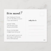 We hebben Moving Announcement Foto 2 verplaatst. B Feestdagenkaart (Achterkant)