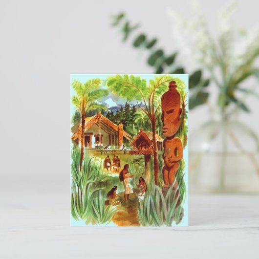 We hebben Moving Island Hawaii Tropical Tiki Aankondiging (Staand voorkant)