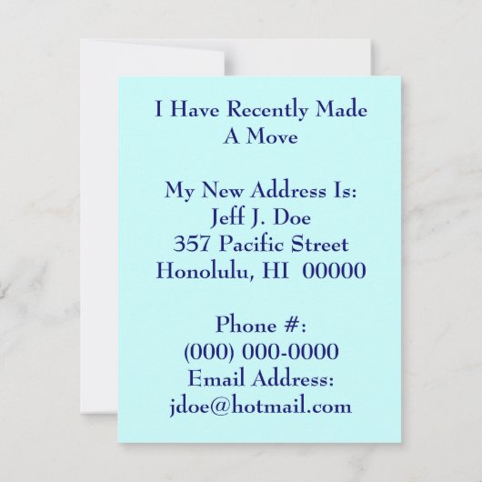 We hebben Moving Island Hawaii Tropical Tiki Aankondiging (Achterkant)