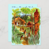 We hebben Moving Island Hawaii Tropical Tiki Aankondiging (Voorkant / Achterkant)