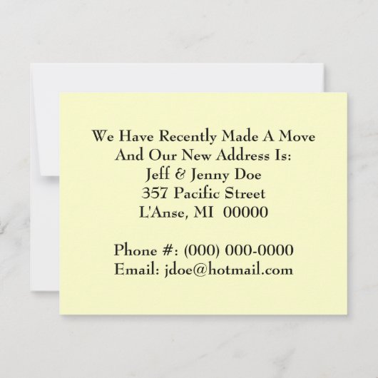 We hebben Moving Moved Horses Mustangs in beweging Aankondiging (Achterkant)