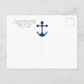 We hebben Nautical Anchor Moving Announcement verp Aankondigingskaart (Achterkant)
