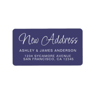 We hebben Navy Blue New Address Label verplaatst