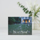 We hebben net je huis Foto Nieuw adres verplaatst Briefkaart (Staand voorkant)