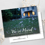 We hebben net je huis Foto Nieuw adres verplaatst Briefkaart<br><div class="desc">Laat je familie en vrienden weten dat je verhuisd bent en je hebt een nieuw adres - voeg een foto van je nieuwe huis aan de voorkant toe en een aangepaste notitie en een nieuw adres aan de achterkant. Modern,  eenvoudig en gemakkelijk - de perfecte bewegende kaart.</div>