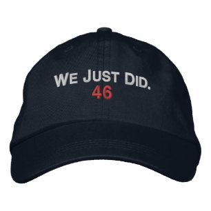 We hebben net President #46 Joe Biden Victory Geborduurde Pet