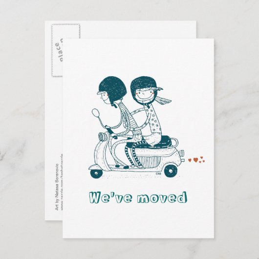 We hebben New Address Love Couple verplaatst naar Aankondigingskaart (Voorkant / Achterkant)