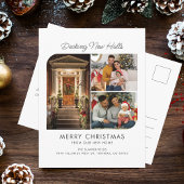 We hebben New Halls Foto Collage Moving verplaatst Aankondigingskaart