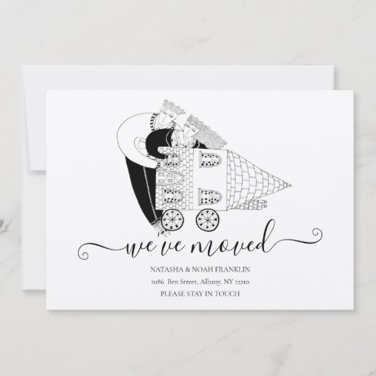 We hebben New Home Black en White Rustic verplaats (Voorkant)