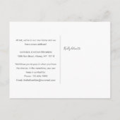 We hebben New Home Cute Family Illustration verpla Aankondigingskaart (Achterkant)