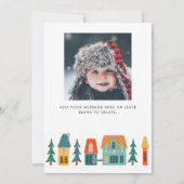 We hebben New Home Holiday Kaart verplaatst (Achterkant)