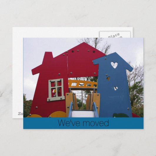 We hebben New Home New Life Briefkaart verplaatst (Voorkant / Achterkant)
