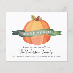 We hebben New Home Pumpkin Moving Announcement ver