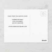 We hebben New House Key Chic Minimalist Moving Briefkaart (Achterkant)