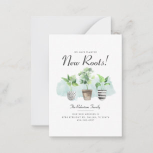 We hebben New Roots Planten verhuisd Aankondiging