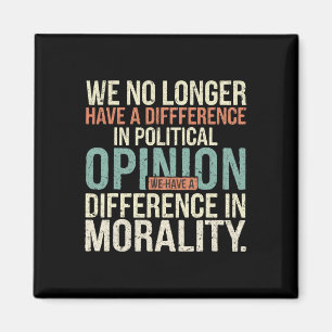 We hebben niet langer een verschil in politieke me magneet