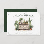 We hebben nieuwe adres Cozy Interior Waterverf ver Aankondiging (Voorkant / Achterkant)