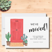 We hebben nieuwe adres Waterverf deur verplaatst Aankondiging