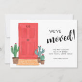 We hebben nieuwe adres Waterverf deur verplaatst Aankondiging (Voorkant)