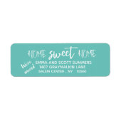 We hebben nieuwe adresaankondiging verplaatst Home Etiket (Voorkant)